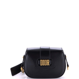 Christian Dior D-Fence Saddle Bag Leather Small
