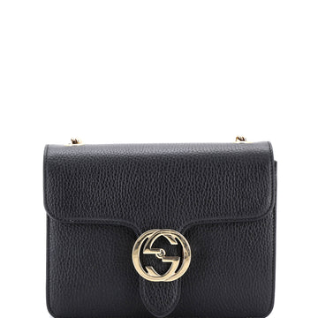 Gucci Interlocking Shoulder Bag Leather Small