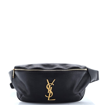 Saint Laurent Classic Monogram Belt Bag Leather