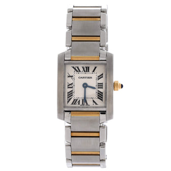 Cartier Tank Francaise Quartz Watch Stainless Steel and Yellow Gold 20