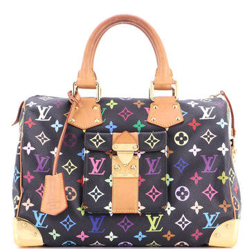 Louis Vuitton Speedy Handbag Monogram Multicolor 30