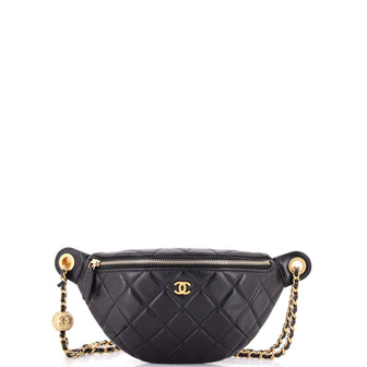 Chanel Pearl Crush Waist Bag Quilted Lambskin