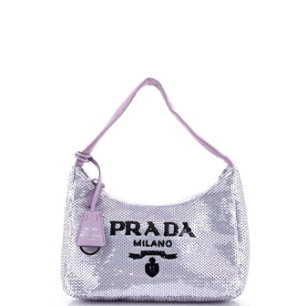 Prada Re-Edition 2000 Hobo Sequins Mini