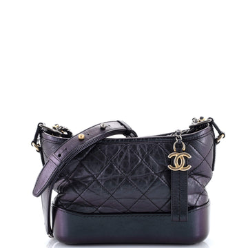 Chanel Gabrielle Hobo Quilted Aged Calfskin Small
