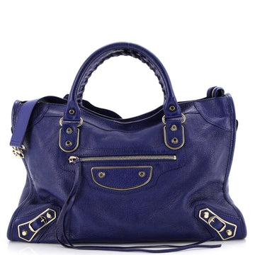 Balenciaga City Classic Metallic Edge Bag Leather Medium