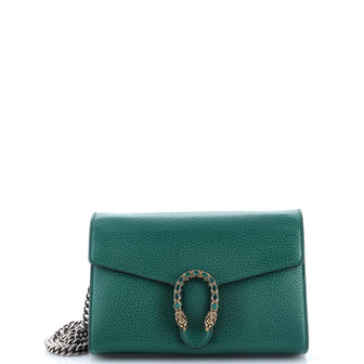 Gucci Dionysus Chain Wallet Leather with Embellished Detail Small