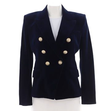 Balmain Women's Double Breasted Blazer Velvet