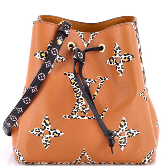 Louis Vuitton NeoNoe Handbag Limited Edition Jungle Monogram Giant