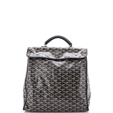 Goyard Saint Leger Briefcase Backpack Coated Canvas