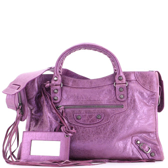 Balenciaga City Classic Studs Bag Leather Medium