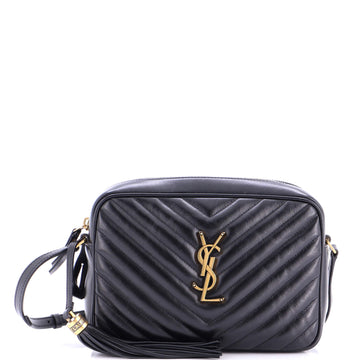 Saint Laurent Lou Camera Bag Matelasse Chevron Leather Small