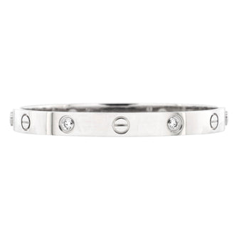 Cartier Love 6 Diamond Bracelet 18K White Gold and Diamonds