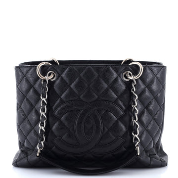 Chanel Grand Shopping Tote Quilted Caviar