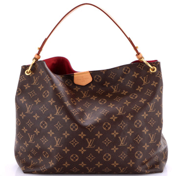 Louis Vuitton Graceful Handbag Monogram Canvas MM