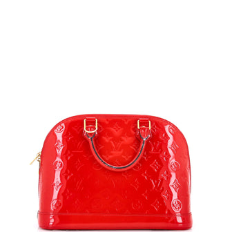 Louis Vuitton Alma Handbag Monogram Vernis PM