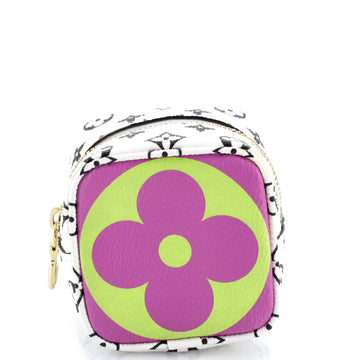 Louis Vuitton Cube Coin Purse Limited Edition Colored Monogram Giant