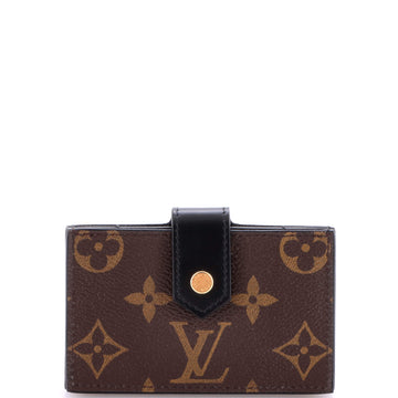 Louis Vuitton Gusseted Card Holder Monogram Canvas
