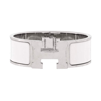 Hermes Clic Clac H Bracelet Metal and Enamel Wide