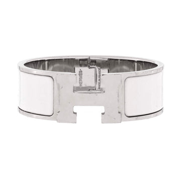 Hermes Clic Clac H Bracelet Metal and Enamel Wide
