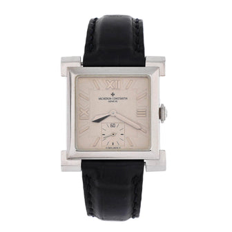 Vacheron Constantin Historiques Carree Manual Watch White Gold and Alligator 32