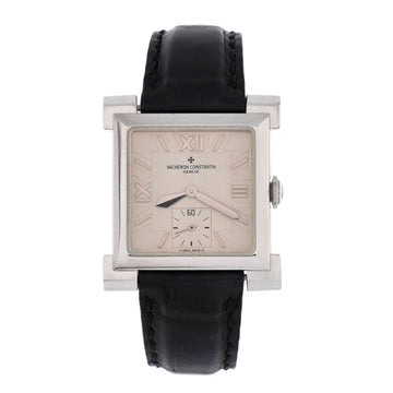 Vacheron Constantin Historiques Carree Manual Watch White Gold and Alligator 32