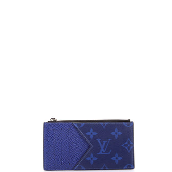 Louis Vuitton Coin Card Holder Monogram Taigarama