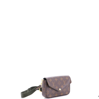 Louis Vuitton Felicie Strap & Go Handbag Monogram Canvas