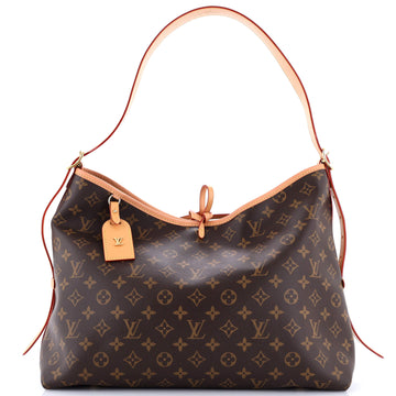 Louis Vuitton CarryAll Hobo Monogram Canvas MM