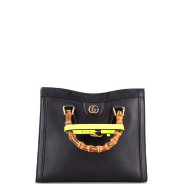 Gucci Diana NM Bamboo Handle Tote Leather Small