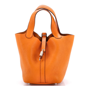 Hermes Picotin Lock Bag Clemence PM