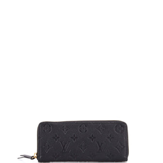 Louis Vuitton Clemence Wallet Monogram Empreinte Leather
