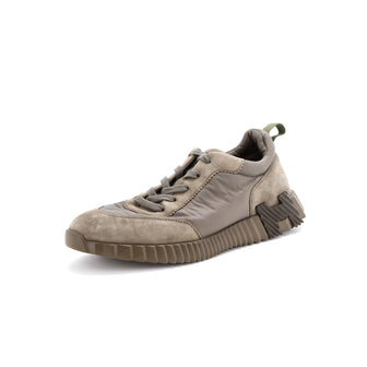 Hermes Men's Bouncing Sneakers Nylon and Suede