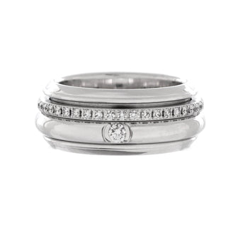 Piaget Possession Band Ring 18K White Gold with Diamonds