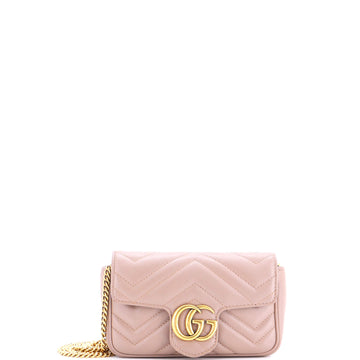Gucci GG Marmont Flap Bag Matelasse Leather Super Mini
