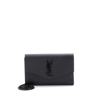 Saint Laurent Uptown Chain Wallet Leather