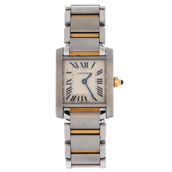 Cartier Tank Francaise Quartz Watch Stainless Steel and Yellow Gold 20