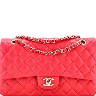 Chanel Classic Double Flap Bag Quilted Lambskin Medium