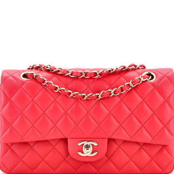 Chanel Classic Double Flap Bag Quilted Lambskin Medium