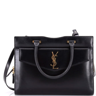 Saint Laurent Uptown Tote Leather Medium