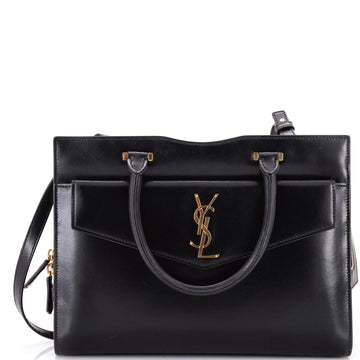 Saint Laurent Uptown Tote Leather Medium