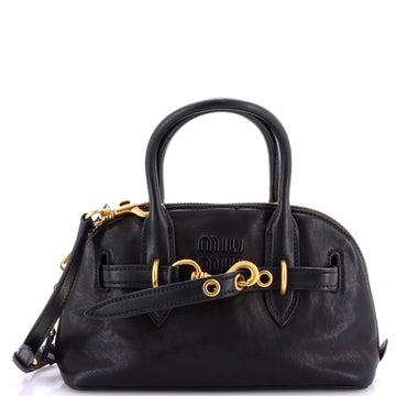 Miu Miu Aventure Top Handle Bag Leather Regular