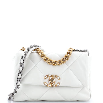 Chanel 19 Flap Bag Quilted Leather Medium