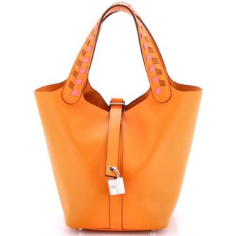 Hermes Picotin Lock Bag Tressage Epsom PM