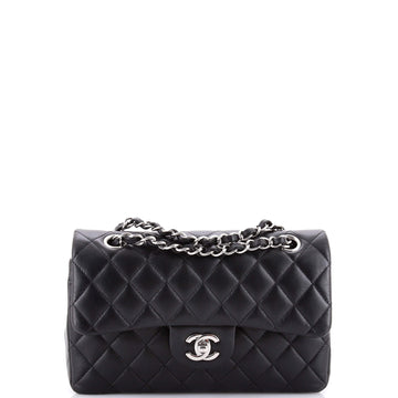 Chanel Classic Double Flap Bag Quilted Lambskin Small