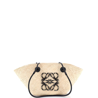 Loewe Anagram Basket Tote Raffia Small