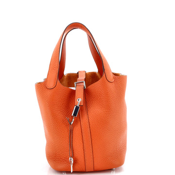 Hermes Picotin Lock Bag Clemence PM