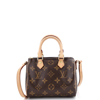 Louis Vuitton Speedy Bandouliere Bag Monogram Canvas Nano