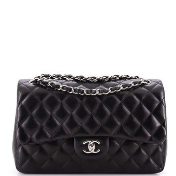 Chanel Classic Double Flap Bag Quilted Lambskin Jumbo
