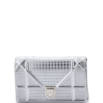 Christian Dior Diorama Wallet on Chain Cannage Embossed Calfskin