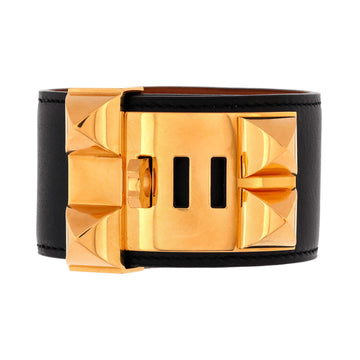 Hermes Collier de Chien Bracelet Leather